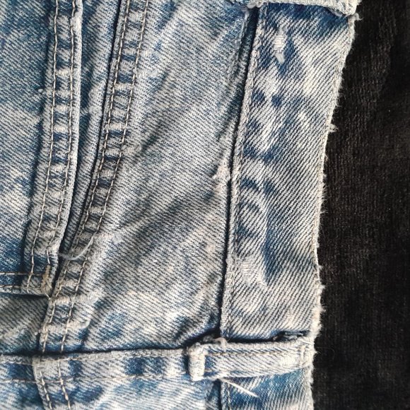 GITANO Express Acid Wash Denim Pencil Skirt - Vintage 80s/90s Vibes! - Picture 4 of 9